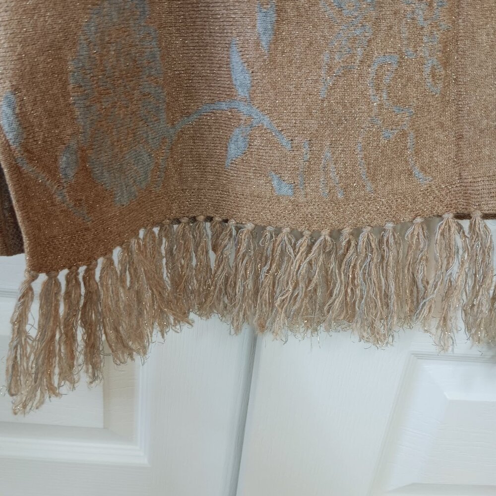 Anthropologie Women's Gold Angel Of The North Icebloom Cardigan Size M - Picture 7 of 14